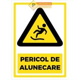 Semne pentru pericol de alunecare